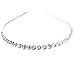 Clearbridal Fashion Women's Crystal Rhinestone Beads Headband Hair Band