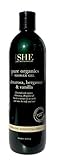 Om She Aromatherapy Palmarosa, Bergamot & Vanilla Pure Organics Shower Gel 16.9 oz