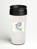 16 oz. Double Wall Insulated Tumbler with dolphin - Paper Insert