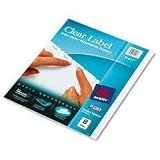 Index Maker® White Dividers, Clear Laser/Inkjet Labels, Laser,
3-Hole, 8-Tab Set (AVE11417)