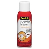 Photo Mount Spray Adhesive, 10.25 oz, Aerosol