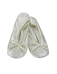 David's Bridal Satin Flower Girl Slipper Style Madison Bridal & Bridesmaid... by David's Bridal
