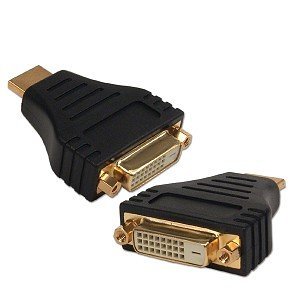 HDMI to DVI Adapter w/Gold Plated Connector (Male to Female)
