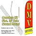 DMV Services Feather Banner Flag Kit (Flag, Pole, & Ground Mt)