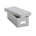 OxfordOxford Reinforced Board 3 x 5 Card File With Lift-Off Cover, Black/White Agate,1 Per Box (40588)