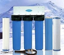 Crystal Quest 8 Stage Heavy-Duty Whole House Water Filter (for high flow applications provides 320,000 gallons)