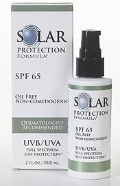 Solar Protection Formula SPF 65 TIZO Full Spectrum Chemical Free Sunscreen - Oil Free, Non-Comedogenic - 2 Fl.Oz by Solar Protection Formula