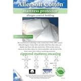 AllerSoft Mattress Protectors - Organic Cotton - Cal King 16 inch depth