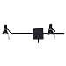 George Kovacs Second Marriage Dual Light Plug-In Wall Lamp
