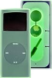 Clear Green - iPod Nano 2nd Generation Backwinder SkinTie With Earphone Organizer Silicone Cover Skin