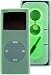 Clear Green - iPod Nano 2nd Generation Backwinder SkinTie With Earphone Organizer Silicone Cover Skin