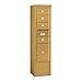 Salsbury Industries 3915S-04GFU Free Standing Horizontal 4C Mailbox Gold