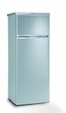 Severin KS 9761 Doppeltür-Kühl-/Gefrierschrank, silber / EEK A+: 208 kWh/Jahr / Kühlen: 166 Liter / Gefrieren: 46 Liter