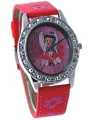 Betty Boop Womens Leather Band Watch Model #BB-W543B