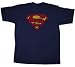 Search : Superman Vintage Logo Mens Blue T-shirt