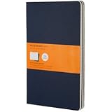 Set of 3 Cahier Large Ruled Journals, Blue Cover (Moleskine Srl)