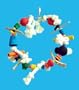 Zoo Max DUS16 Block Ring 6in Bird Toy