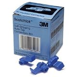 3m Scotchlok Instant Auto-Tap Insulated Connectors-Blue 14-16 Ga 50/Box No Stripping Needed