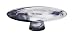Kosta Boda Mine Cake Plate, Black