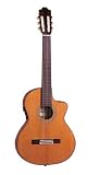 Admira Rosa 2162 Electro Acoustic classical guitar - cutaway model - full size