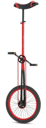 Torker Unistar TX 5' Unicycle, 20 Wheel, Red/Black