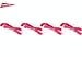 Ninco 4 X Soft Shocks (Red)