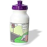 Londons Times Fish Fishing Deep Beneath Cartoons - No Squid Zone - A Classic - Water Bottles