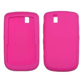 Premium Thick Hot Pink Soft Silicone Gel Skin Cover Case for Blackberry Tour 9630 [Accessory Export Packaging]