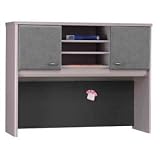 48in. Hutch In Pewter Finish By Bush Furniture