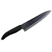 Kyocera Revolution Series 7-Inch Professional Chef's Knife, Black Blade