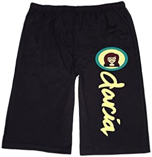 XJIXI Men's daria morgendorffer art Lounge breeches Shorts Pants XL Black