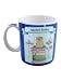 terrier7 - Funny Porcelain Mug with Dog on Front Says
