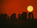 Monoliths of Stonehenge near Salisbury, England Photographic Poster Print by Bill Bachmann, 18x24