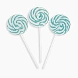 Aqua Blue Swirl Pops - (Case of 24 pops)