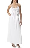 Baby Phat - Silver Jeweled Neck Halter Dress by Baby Phat