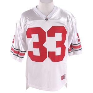 Ohio State Football Jersey #33 By Silver Knight - White - Large