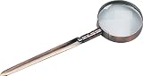Antique Brass Finish Magnifier with Letter Opener