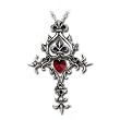 Renaissance Cross of Passion - Alchemy Gothic Pendant Necklace