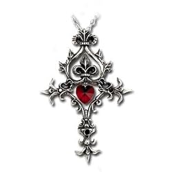 Renaissance Cross of Passion - Alchemy Gothic Pendant Necklace