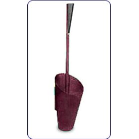 Hafele Nylon Toilet Brush Unit in Burgundy 