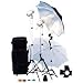 JTL TL-365 Light Kit, 2 Versalight, 1 Slave Strobe with Stands, Umbrellas, & Accessories