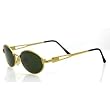 VERSUS Gold-tone Sunglasses with Olive Colored Lenses. Model: R11-13M