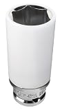 Sunex 284917 1/2-Inch Drive 17-mm Extra Thin Wall Wheel Protector Impact Socket