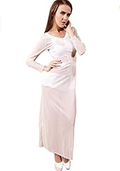 Sexy Sheer Lace Cocktail Long Sleeves Cotton Bandage Dress/Bodycon Dress/Club Dress/Wedding Dress 