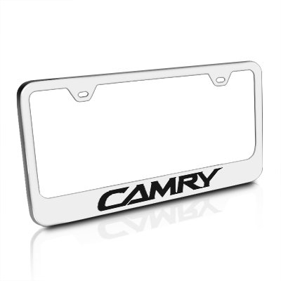 Toyota Camry Polished Steel License Plate Frame