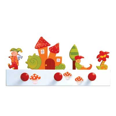 White Coat Rack - Elves