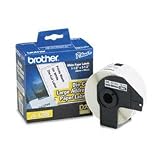 Brother DK-1208 Large Address Paper Label Roll (1.5x3.5, 400-Count)