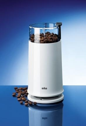 Cover image : Braun KSM2-WH Aromatic Coffee Grinder, White
