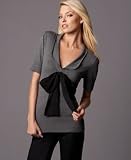 Tommy Hilfiger Lucy Bow-Neck Short-Sleeved Sweater