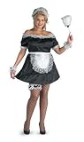 French Maid Adult Plus Size Halloween Costume